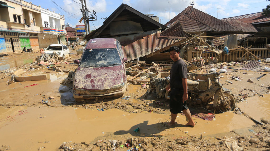 Dampak banjir bandang di Aceh Tamiang