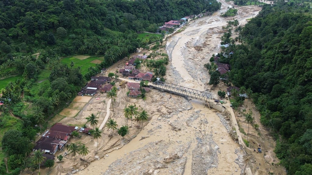 Data kerusakan rumah akibat banjir bandang di Padang