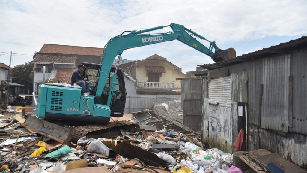pengosongan lahan sengketa Sukahaji