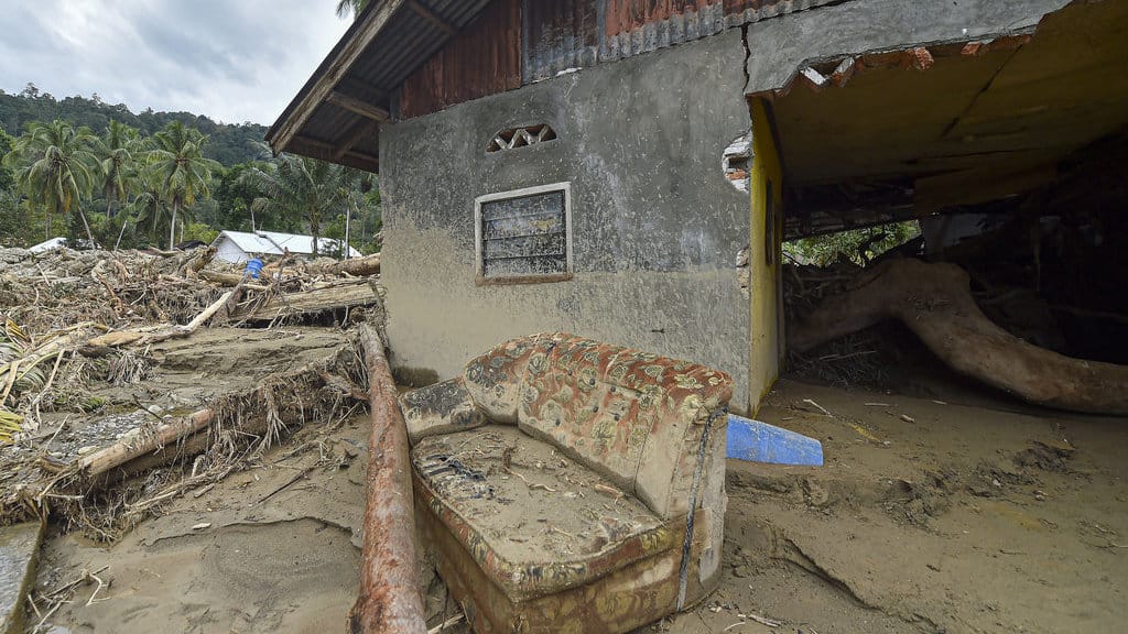 Data kerusakan rumah akibat bencana hidrometeorologi di Agam