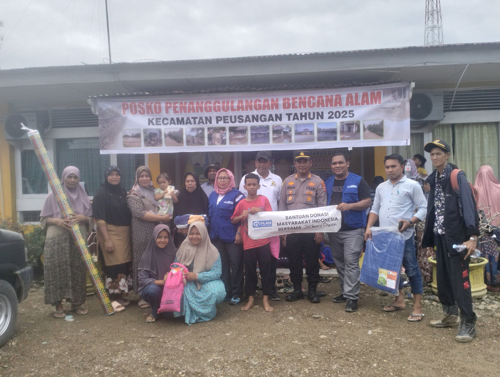 Bantuan Plan Indonesia untuk Korban Banjir Aceh