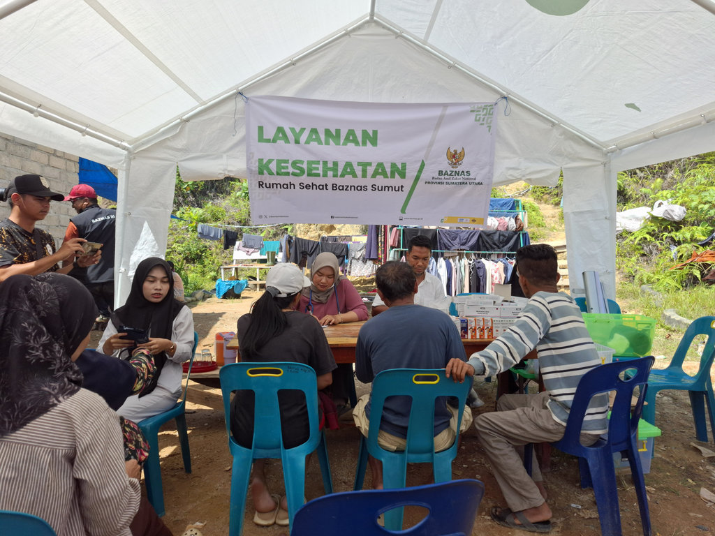Baznas Sediakan Layanan Starlink dan Pos Kesehatan