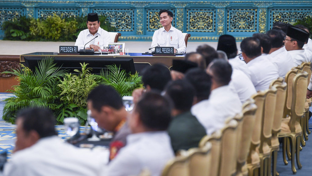 Presiden Prabowo pimpin Sidang Kabinet Paripurna