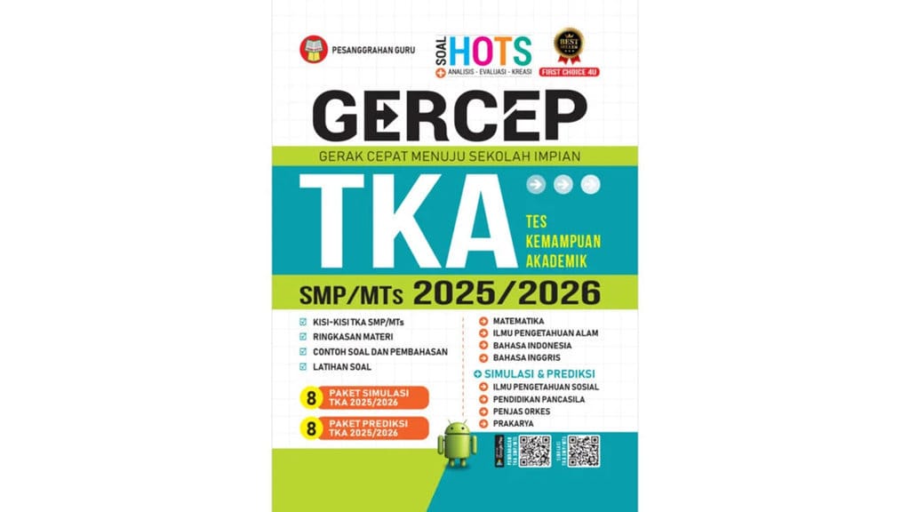 Buku Gercep TKA dan US SMP Pesanggrahan Guru