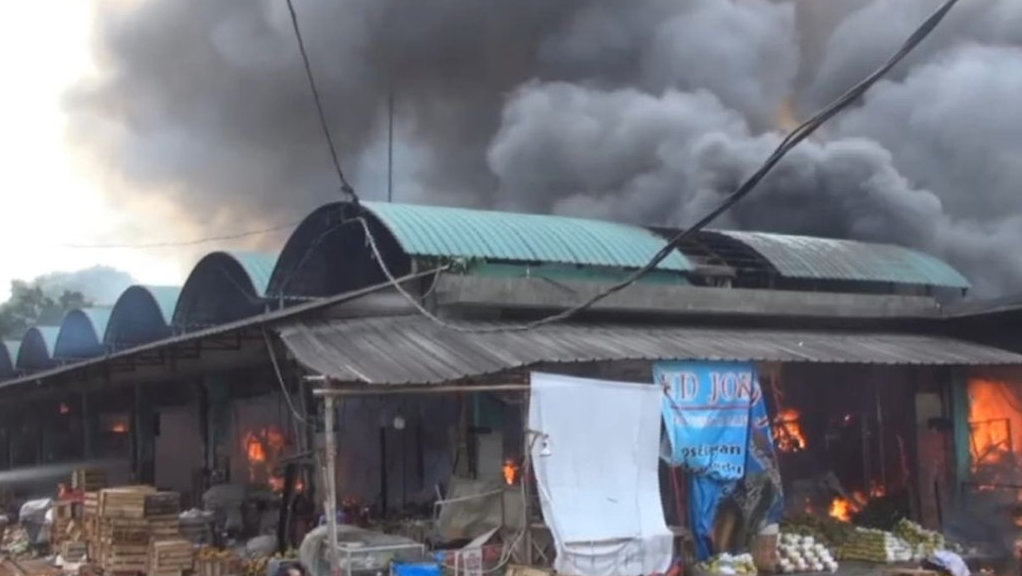 Kebakaran Pasar Induk Kramat Jati