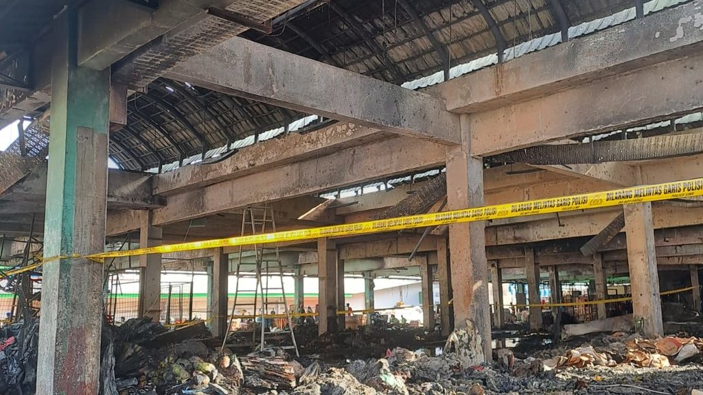 Kebakaran Pasar Induk Kramat Jati