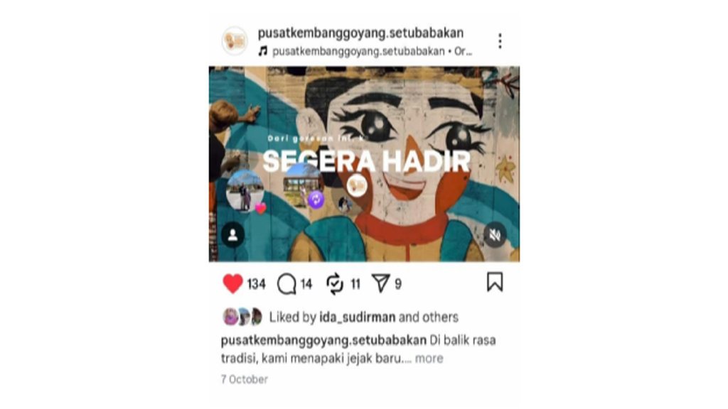 Pusat Kembang Goyang Setu Babakan