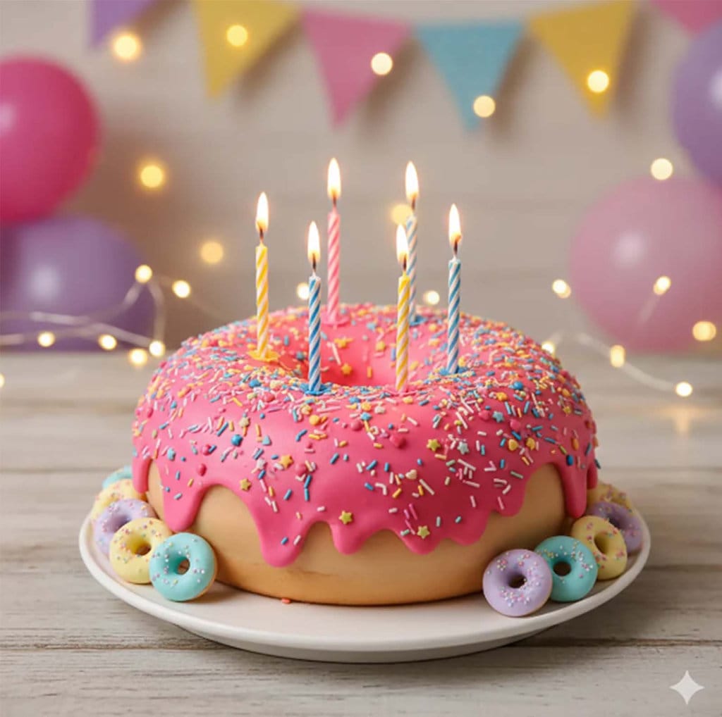 Hasil generator AI, Kue Ulang Tahun. FOTO/Gemini AI Hasil generator AI Kue Ulang Tahun