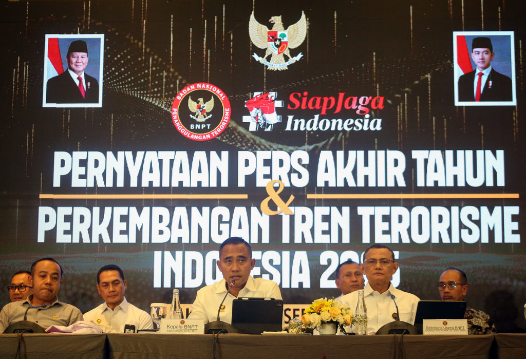 Rilis akhir Tahun 2025 BNPT