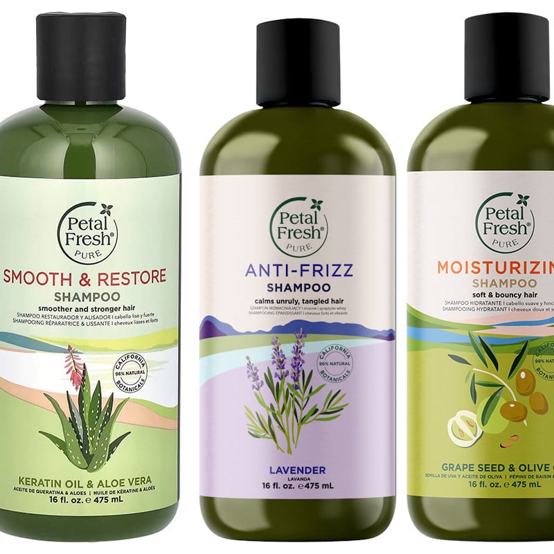 Petal Fresh Pure Shampoo/Conditioner(Lavender/Tea Tree/Rosemary/Seaweed/Rose/Grape)(475ml)
