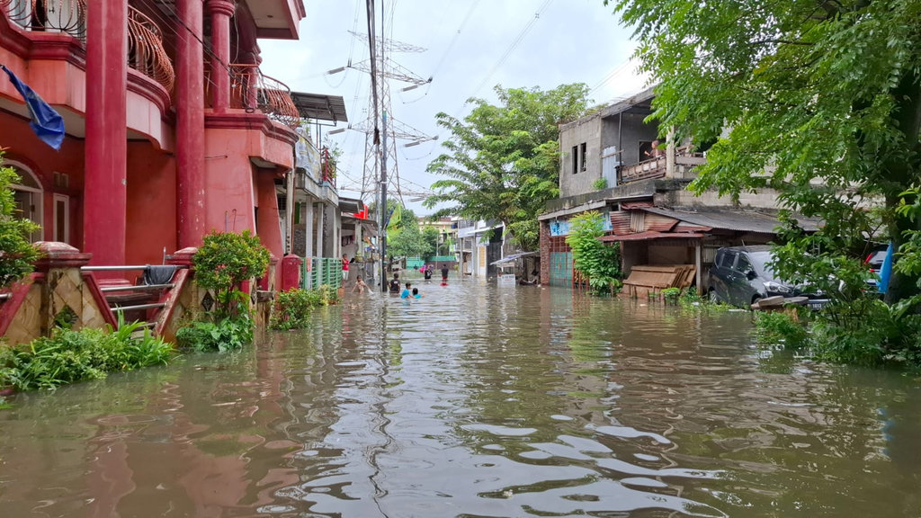 Perumahan Ciledug Indah Terendam Banjir