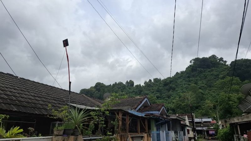 Cuaca berangin di Lampung