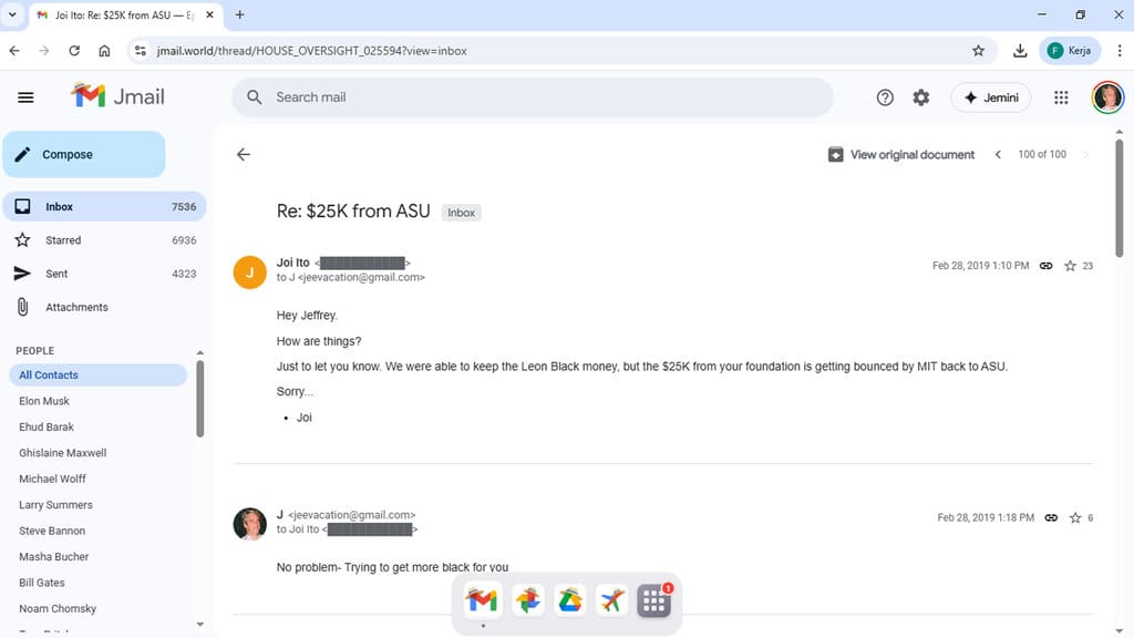 Website jmail