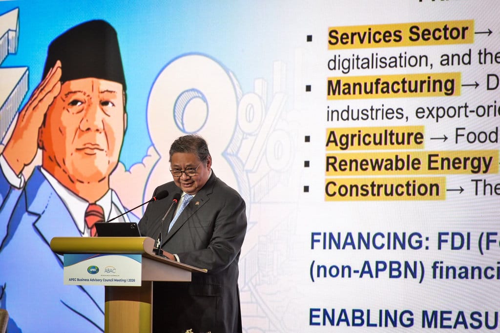 Prabowo Tunjuk Airlangga Pimpin Satgas Kebut Pertumbuhan Ekonomi