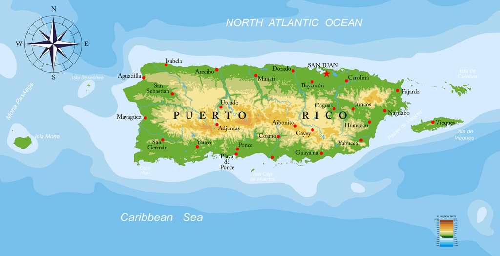 Peta Puerto Rico
