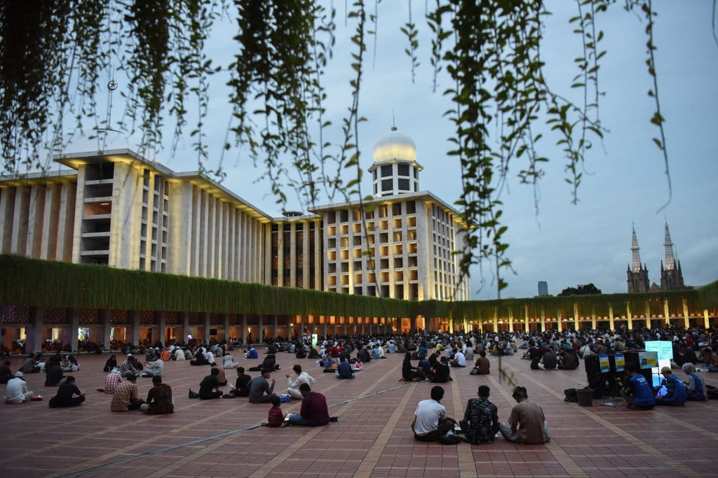 Buka puasa bersama di Masjid Istiqlal Jakarta
