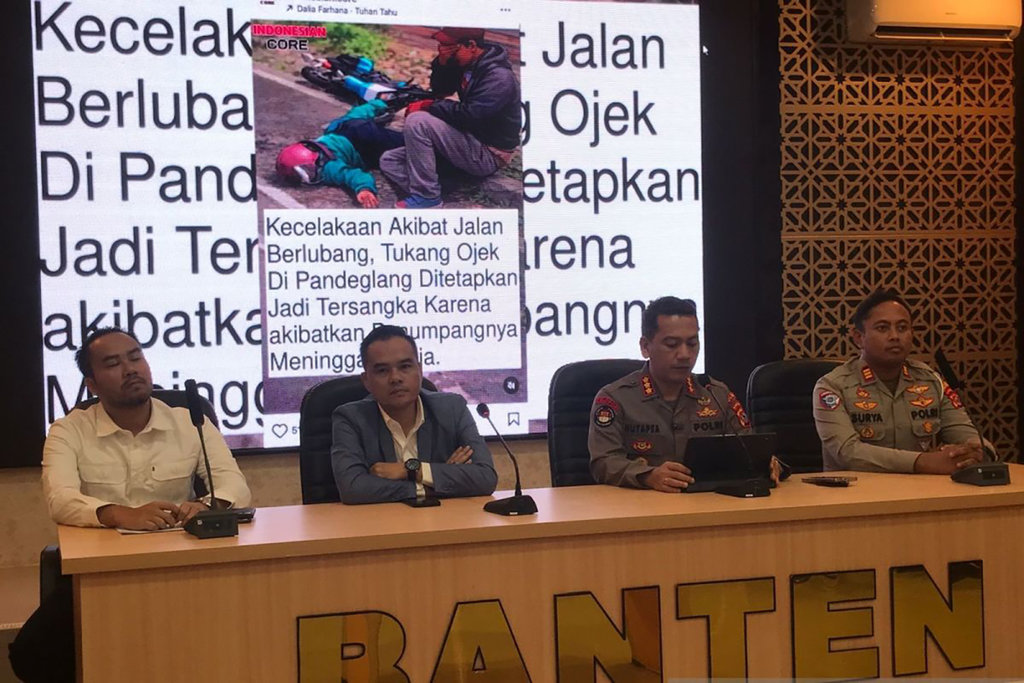 Konpers Polda Banten kasus kecelakaan