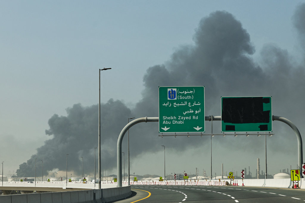 serangan Iran di pelabuhan Jebel Ali Dubai 