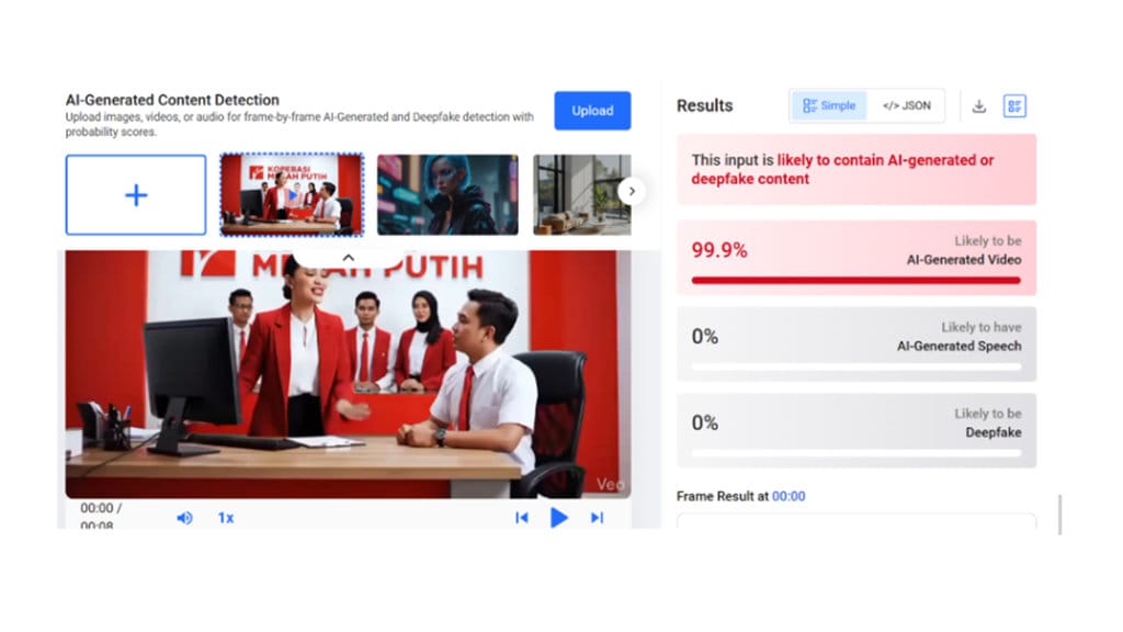 Hive Moderation Manipulasi AI Koperasi Merah Putih