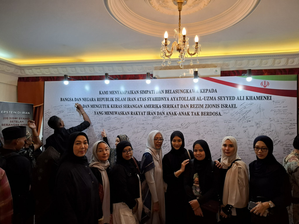 Suasana rumah dinas Duta Besar Iran untuk Indonesia