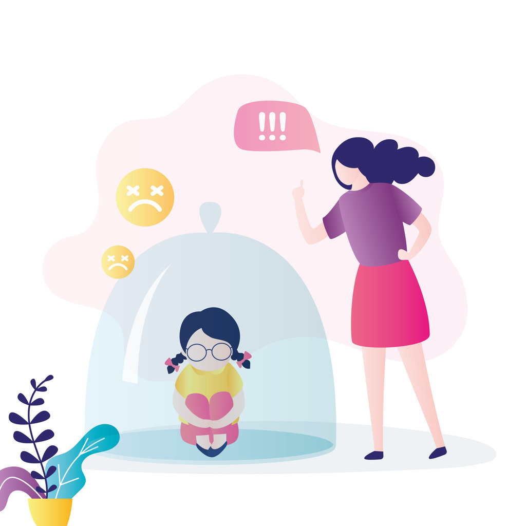 Ilustrasi trauma masa kecil