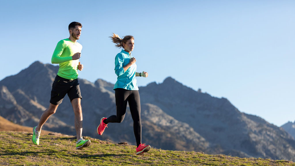 Ilustrasi trail run. FOTO/iStockphoto Ilustrasi Trail Run