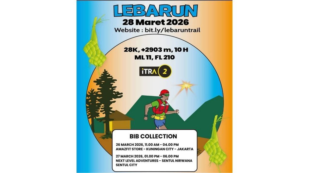Poster Lebarun Sentul Ultra 2026. Foto/Instagram @sentulultra Poster Lebarun Sentul Ultra 2026