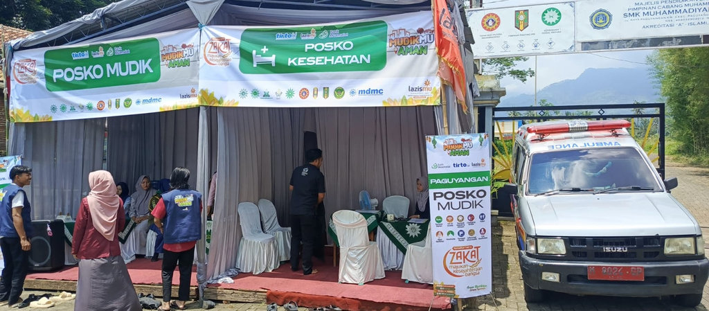 Lokasi Strategis, Posko Lazismu Brebes Disinggahi 13.000 Pemudik