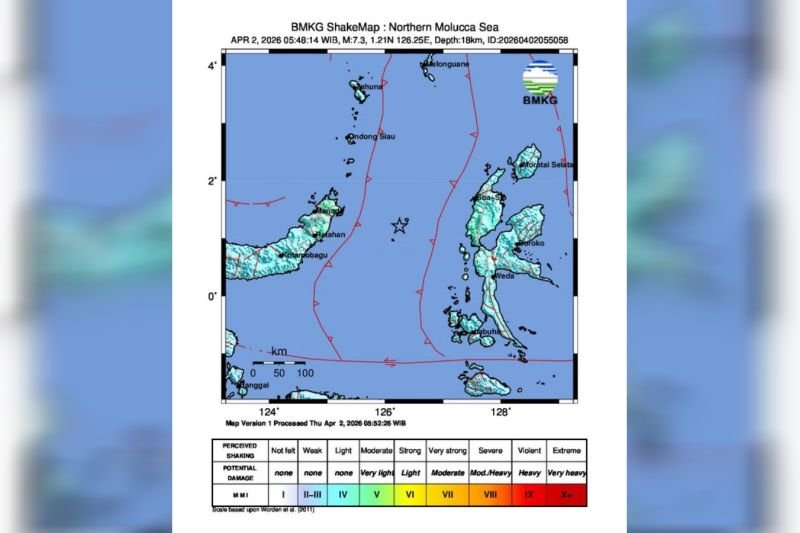 Dampak Gempa Sulut dan Malut: Gereja hingga Rumah Rusak