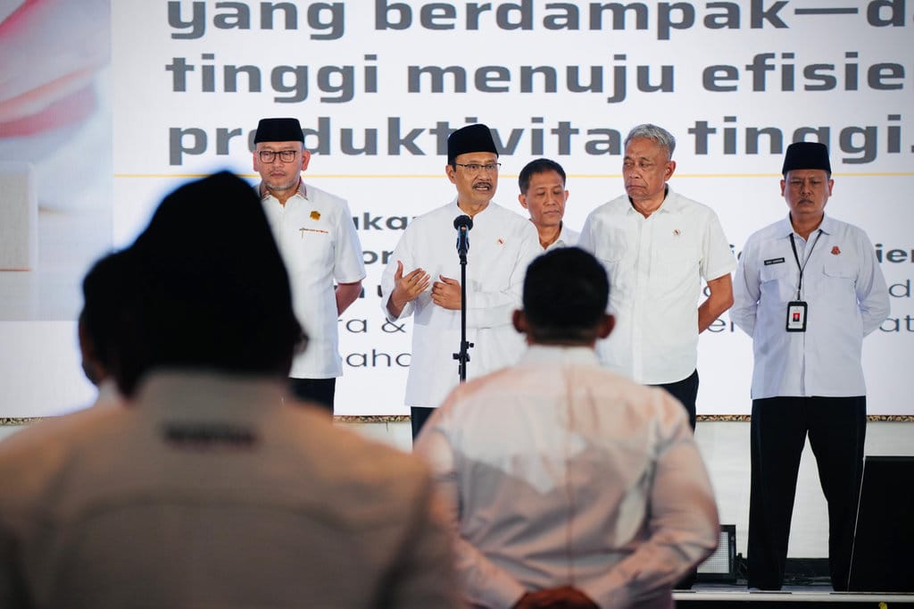 Pesan Gus Ipul soal Budaya Kerja Baru & Penghematan di Kemensos