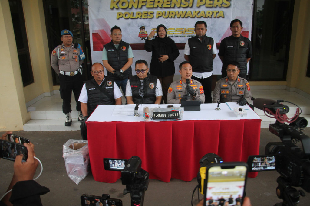 Polres Purwakarta Tangkap Pelaku Pengeroyokan di Hajatan