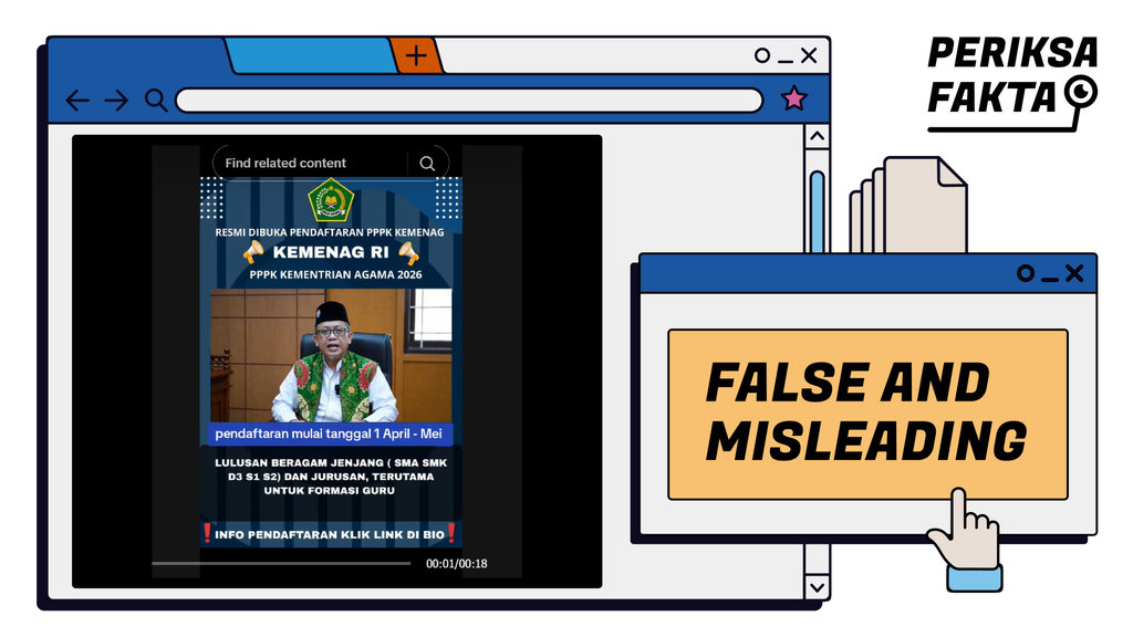 Hoaks, Tautan Pendaftaran PPPK Kementerian Agama RI 2026