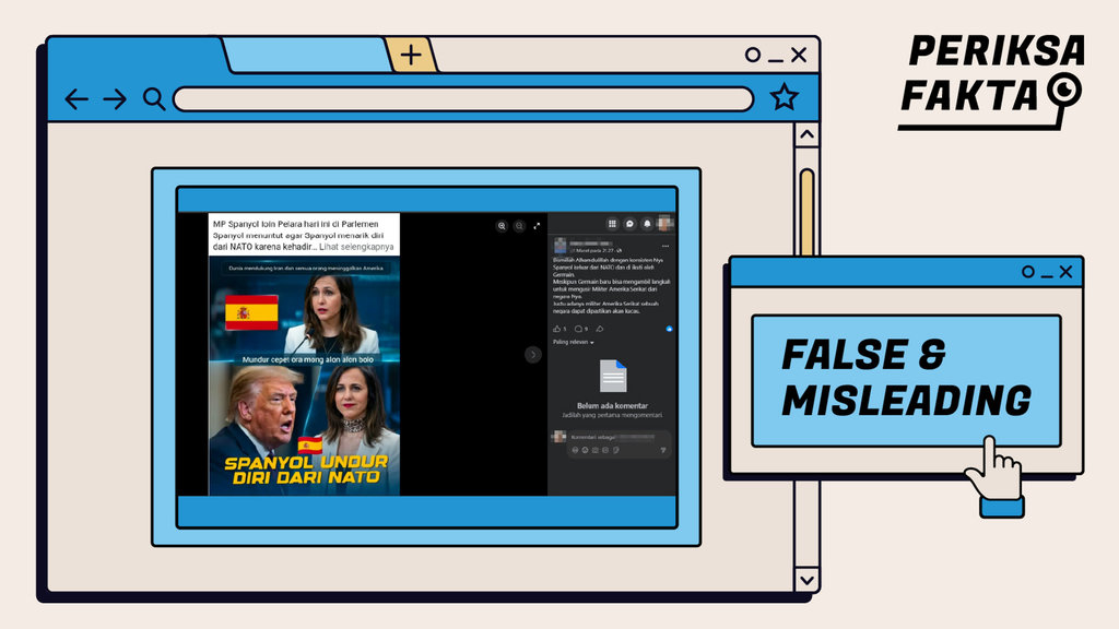 Tidak Benar, Spanyol Undur Diri dari Nato