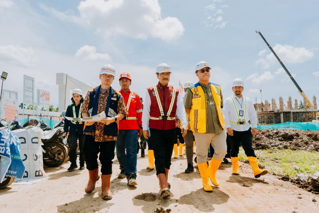 Gus Ipul Tinjau Pembangunan Sekolah Rakyat Permanen Deli Serdang