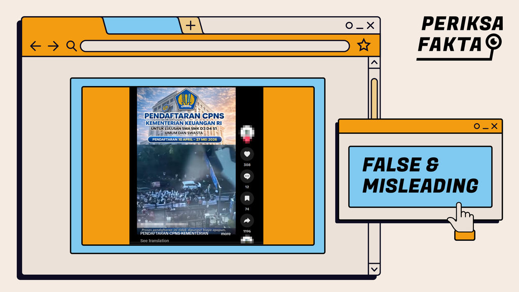 Hoaks, Tautan Pendaftaran CPNS Kemenkeu 2026