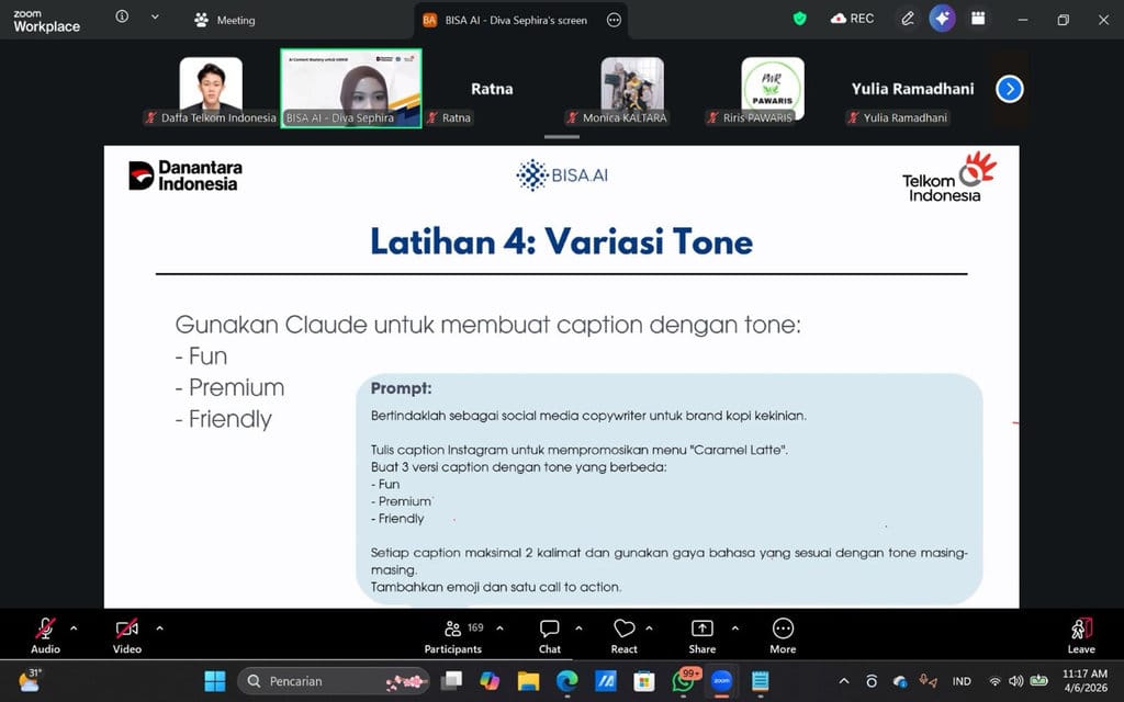 Telkom Bekali 260 Perempuan Pelaku UMKM Jadi Kreator Digital