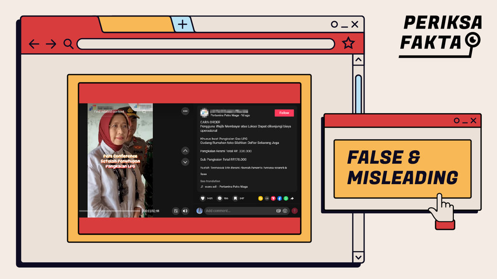 Hoaks, Pendaftaran Pangkalan LPG 3 Kg Berbayar lewat WhatsApp