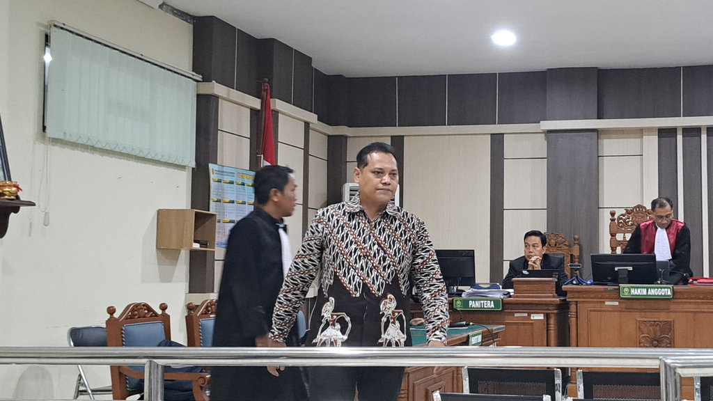 Terdakwa Jajang Prihono