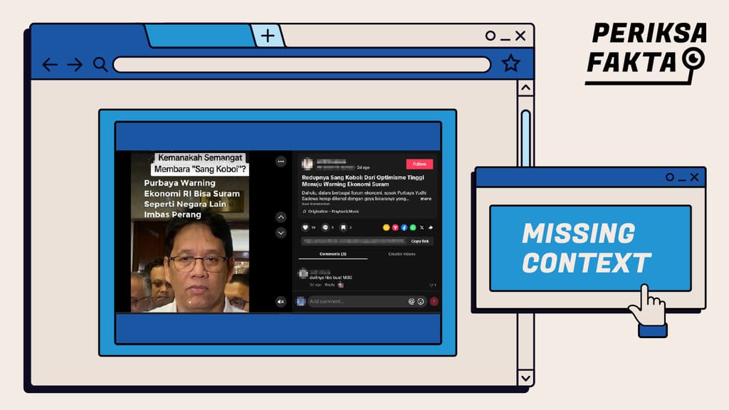 Salah, Purbaya Peringatkan Ekonomi Indonesia Suram Imbas Perang