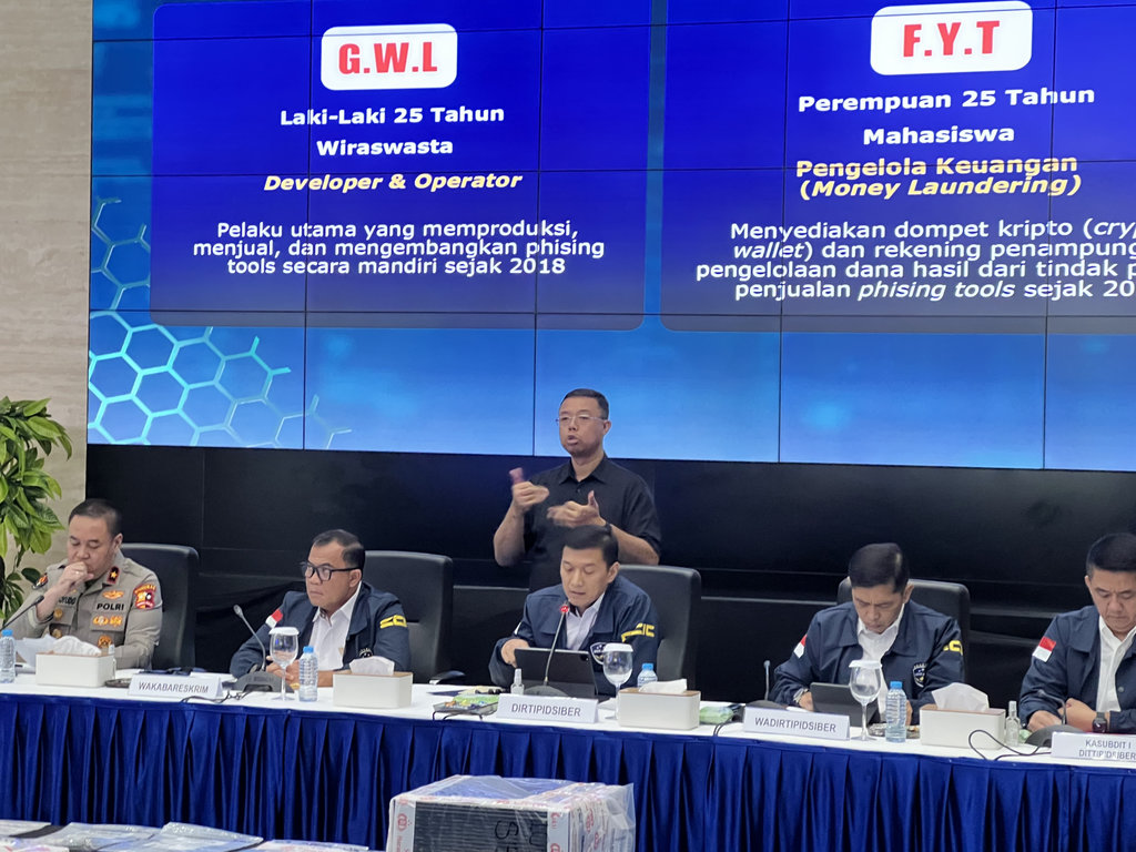 Bareskrim Polri Bongkar Sindikat Phising Jaringan Internasional