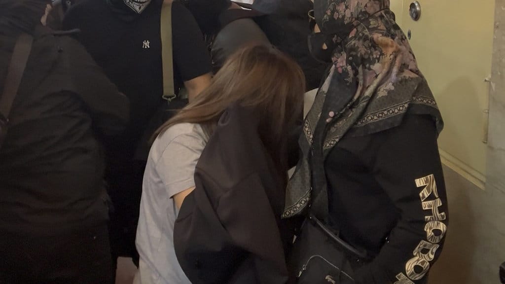 Christina Aurelia di Gedung Bareskrim Polri 