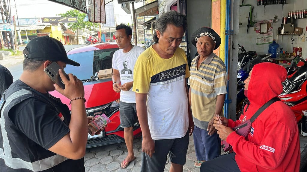 Warga Sidoarjo Ditangkap usai Coba Beli Motor Pakai Uang Mainan