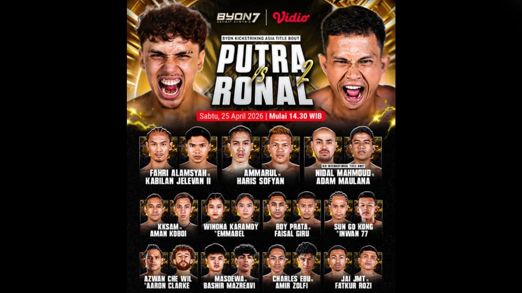 Byon Combat Showbiz 7 Kapan & Live di Mana? Cek Line-up Fighter