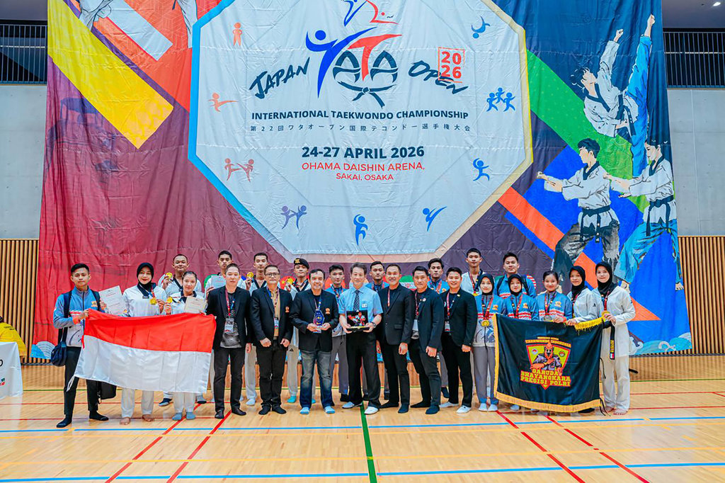 Ukir Prestasi Dunia, Tim Taekwondo POLRI Juara Umum di Jepang