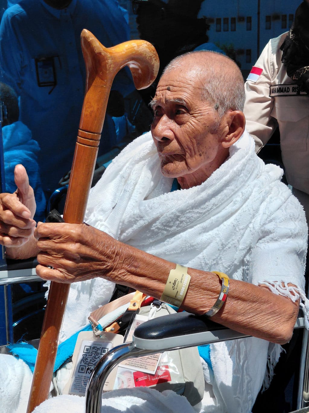 Mbah Taruno Abdi Dalem Pura Pakualaman Saat Sampai di Makkah