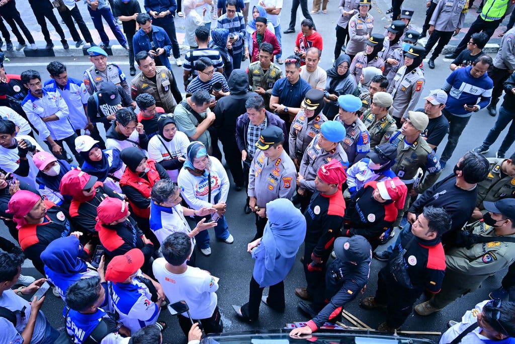 Peringatan May Day di Sulawesi Selatan