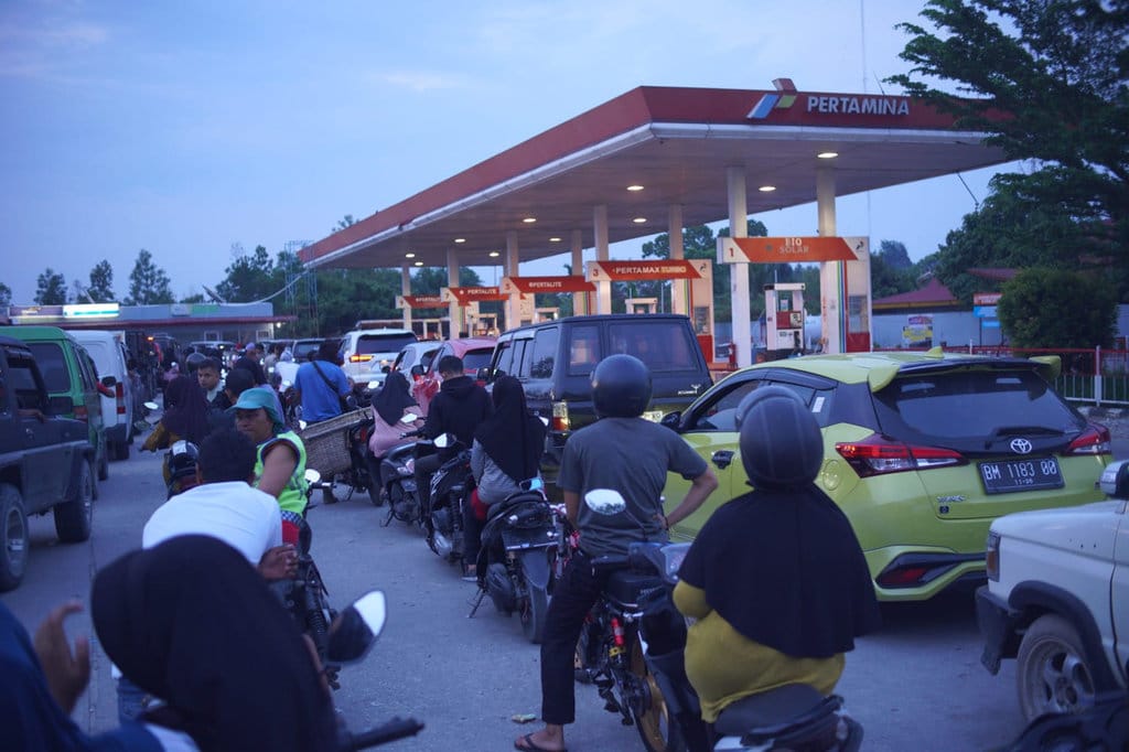 Antrian BBM di Riau, Pertamina: Kebutuhan Meningkat Karena Libur