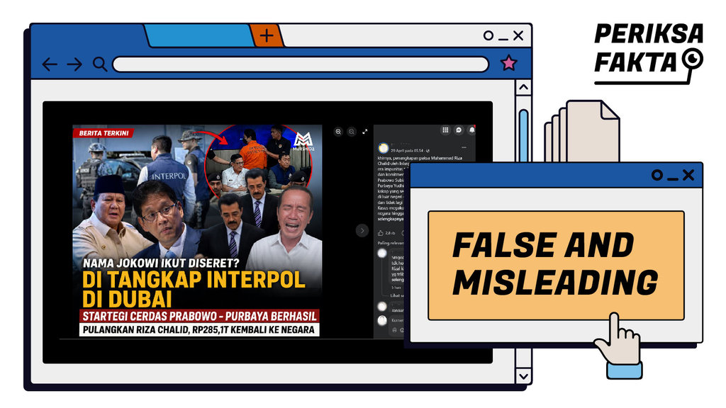 Tidak Benar, Interpol Tangkap Riza Chalid di Dubai