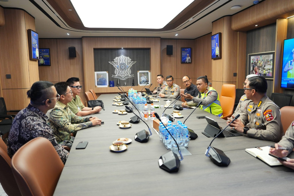 Korlantas Evaluasi Taksi Green SM, Bahas Traffic Attitude Record