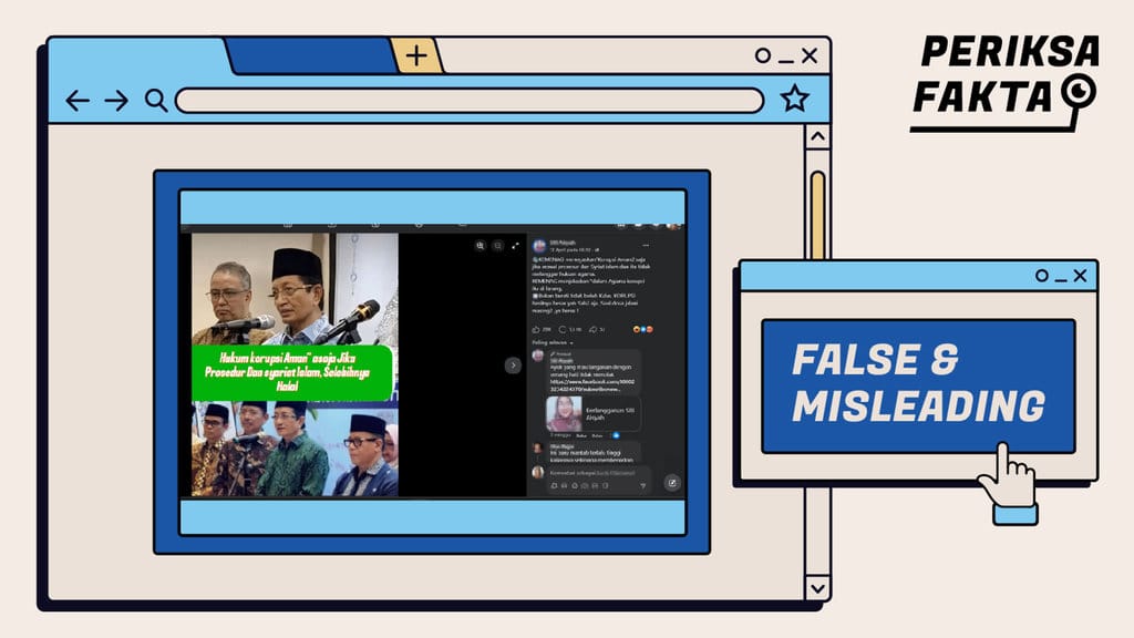 Salah, Kemenag Bolehkan Korupsi jika Sesuai Prosedur